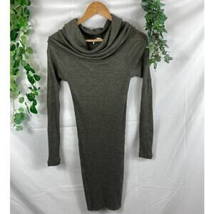 DUFFY Off shoulder wool dress